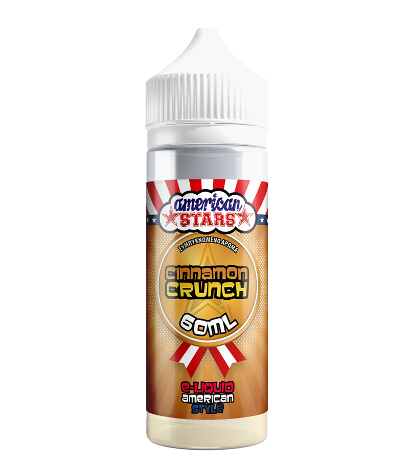 american stars flavour shot cinnamon crunch 120ml