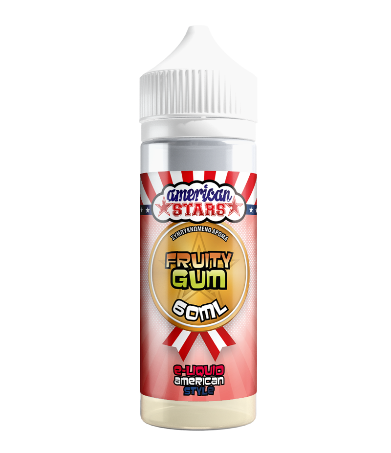 american stars flavour shot fruity gum 120ml
