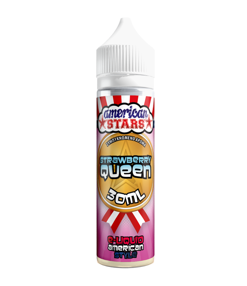 american stars flavour shot strawberry queen