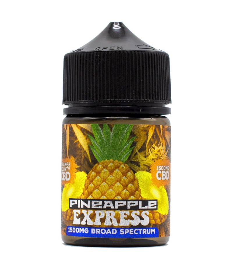 orange county pineapple express cali range cbd e liquid 1500mg