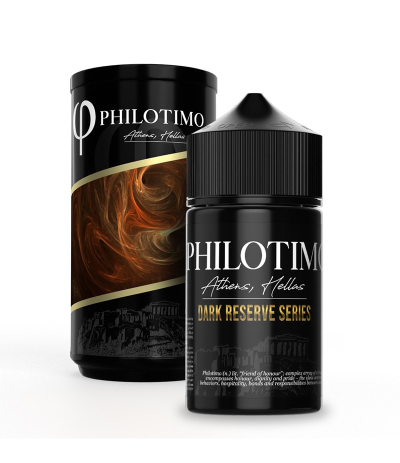 philotimo dark reserve flavour shot καπνός βανίλια καραμέλα